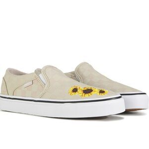 VANS - Asher - Embroidery Sunflower in Taupe